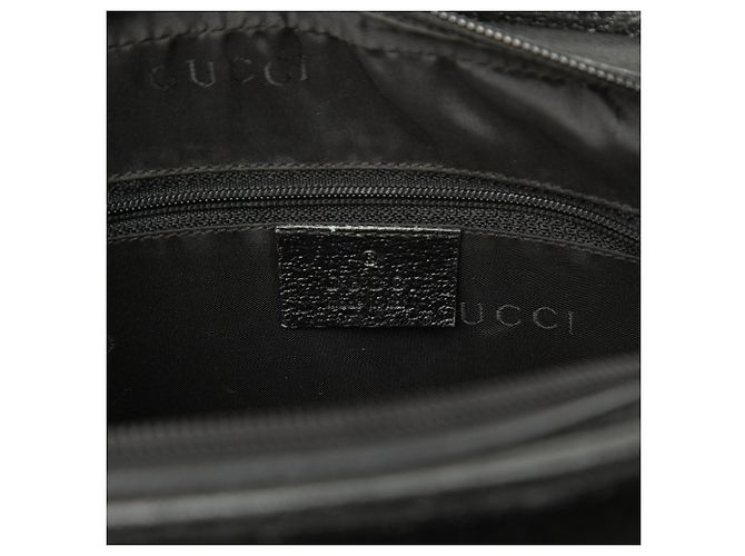 Bolsa Jackie Gucci em couro de bezerro grão preto - vista 5
