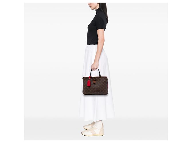 Louis Vuitton Brown Monogram Millefeuille - vista 6