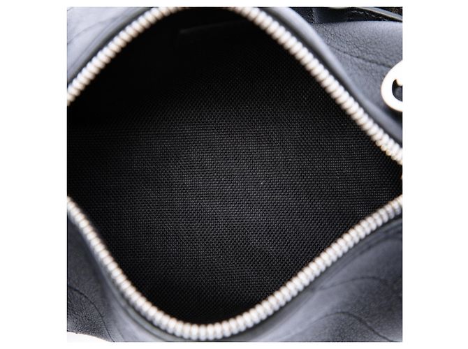 Borsa a spalla cilindrica Mini Blondie in pelle nera Gucci Nero - vista 4
