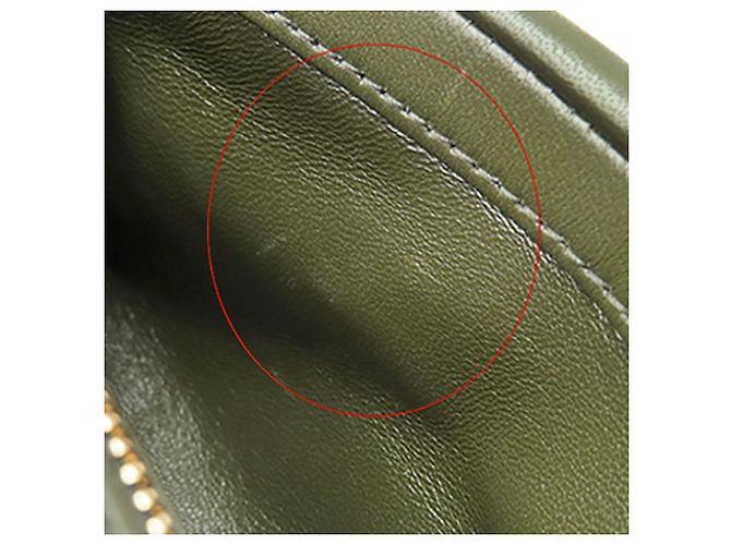 Borsa Gucci Green Mini GG Milano in lambskin con manico superiore - vista 10