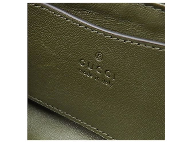 Borsa Gucci Green Mini GG Milano in lambskin con manico superiore - vista 5
