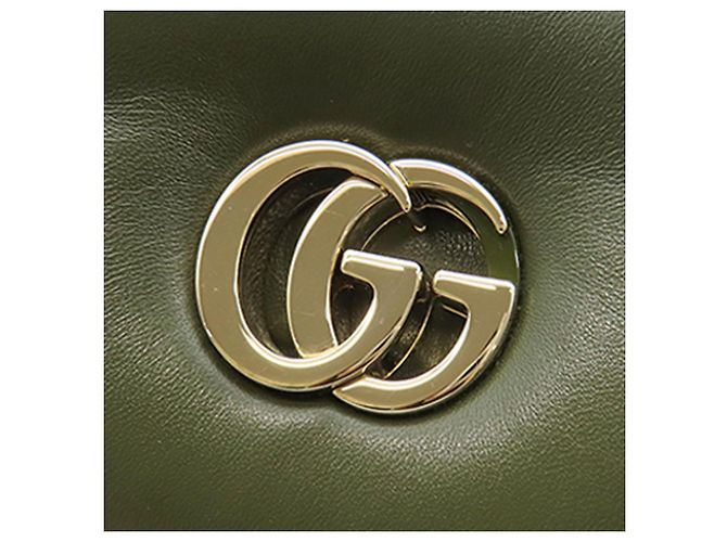 Borsa Gucci Green Mini GG Milano in lambskin con manico superiore - vista 7