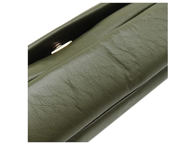 Borsa Gucci Green Mini GG Milano in lambskin con manico superiore - vista 8