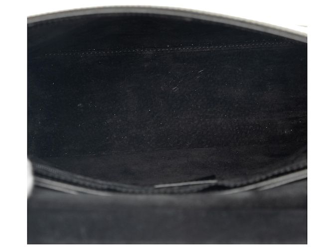 Bamboo Borsa Satchel Gucci in pelle di vitello nera con bambù Nero - vista 4