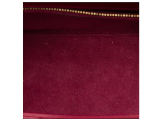 Dior Red Medium Patent Cannage Lady Dior Rosso Bordò - vista 4