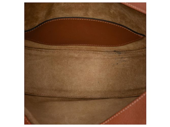 LOEWE Borsa Luna Hobo Piccola in Pelle Marrone - vista 4