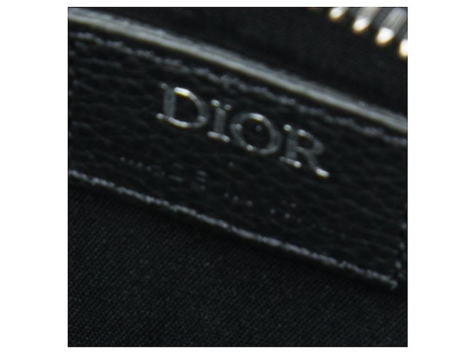 borsetta tripla Saddle in tela Oblique blu Dior Blu navy - vista 5