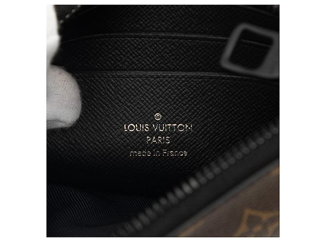 Louis Vuitton Brown Monogram Logo Story Zipped Pouch MM Braun - Ansicht 5