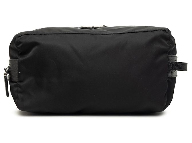Prada Tessuto-Etui mit schwarzem Saffiano-Besatz - Ansicht 3