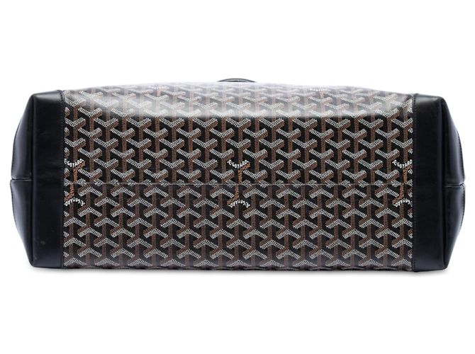 Goyard Black Goyardine Bellechasse MM Negro - vista 3