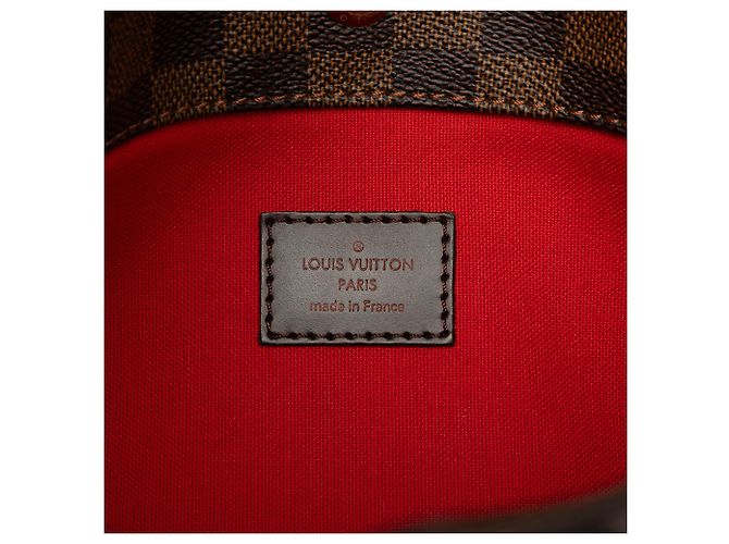 Louis Vuitton Brown Damier Ebene Bloomsbury PM Marrone - vista 5