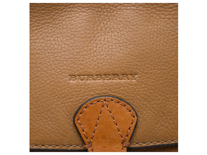 Borsa Harcourt Burberry in pelle marrone e tela House Check - vista 5