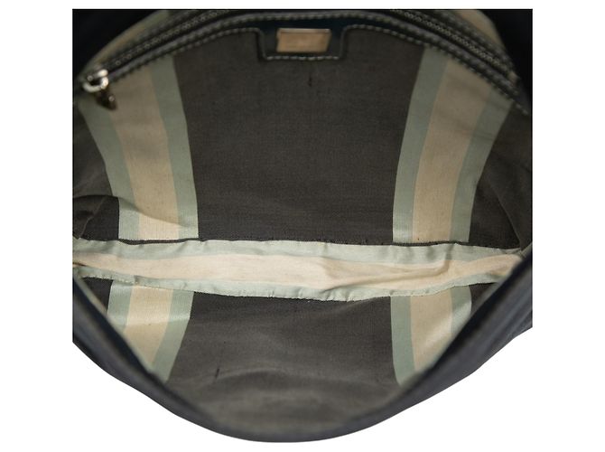 Baguette Fendi Blue Canvas FF Marble Mamma Forever Blu navy - vista 4