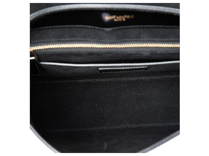 Borsa a tracolla Le 90 in vernice nera Saint Laurent Nero - vista 4