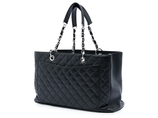 Chanel Black Caviar Grand Shopping Tote XL Nero - vista 2