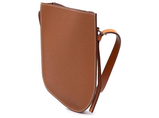 Hermès Brown Togo Perspective Cavaliere 21 Marrone - vista 2