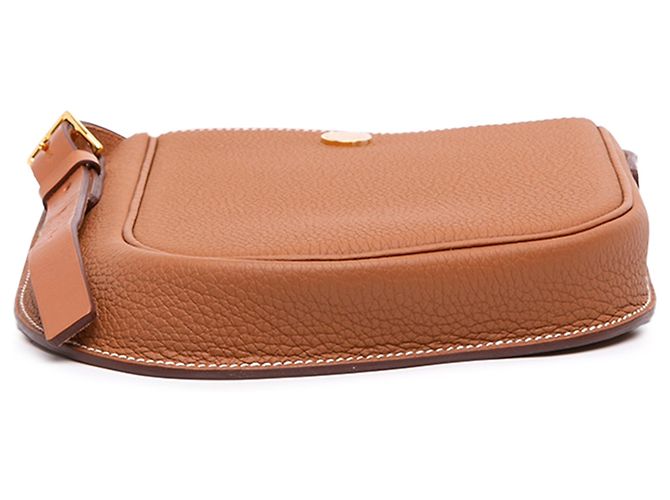 Hermès Brown Togo Perspective Cavaliere 21 Marrone - vista 3