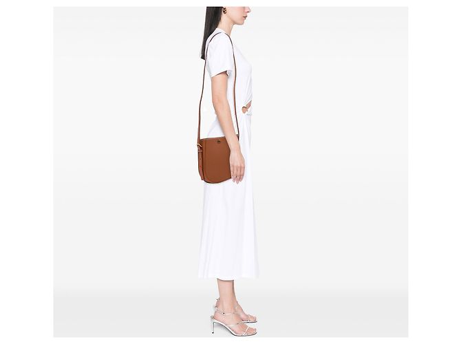 Hermès Brown Togo Perspective Cavaliere 21 Marrone - vista 6