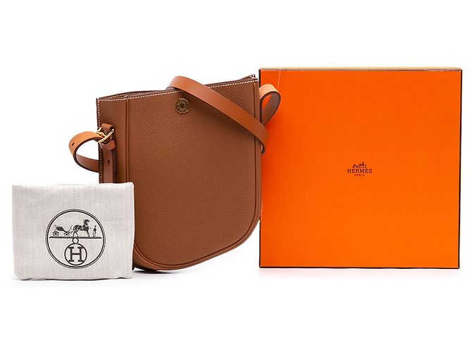 Hermès Brown Togo Perspective Cavaliere 21 Marrone - vista 7