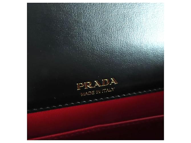 Prada Mini Borsa a Tracolla Saffiano Nera Nero - vista 5