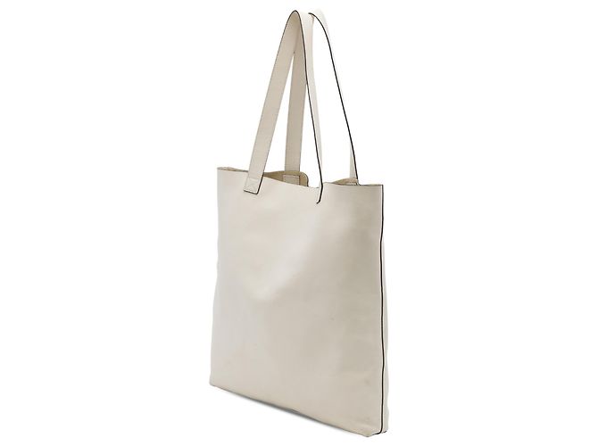 Tote Gucci in pelle di vitello marrone con logo Beige - vista 2