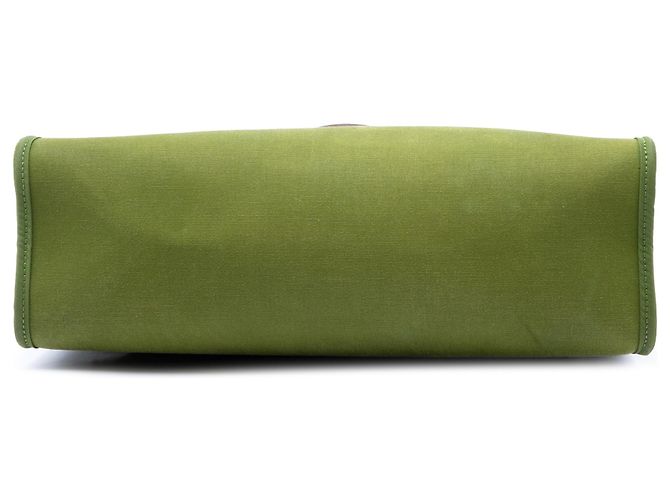 Hermès Green Toile Herbag Zip 31 Grün Olivgrün - Ansicht 3