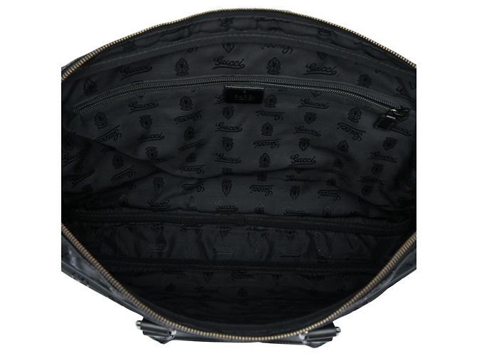 Borsa Business Gucci Nera Stampa GG Nero - vista 4