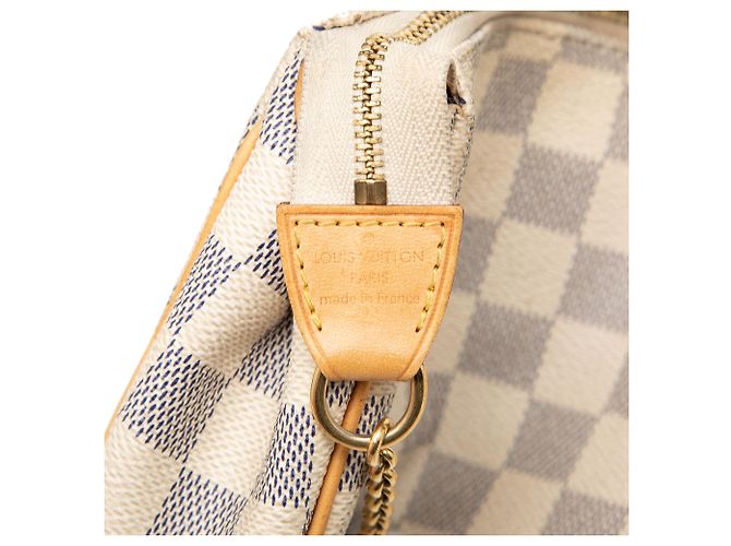 Louis Vuitton White Damier Azur Eva Bianco - vista 5