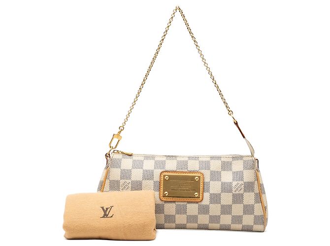 Louis Vuitton White Damier Azur Eva Bianco - vista 7
