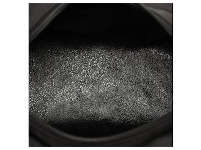 Necessaire Fendi in nylon nero con logo - vista 4