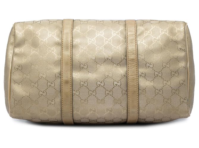 Borsa Gucci Joy Boston Media Stampa GG Oro D'oro - vista 3
