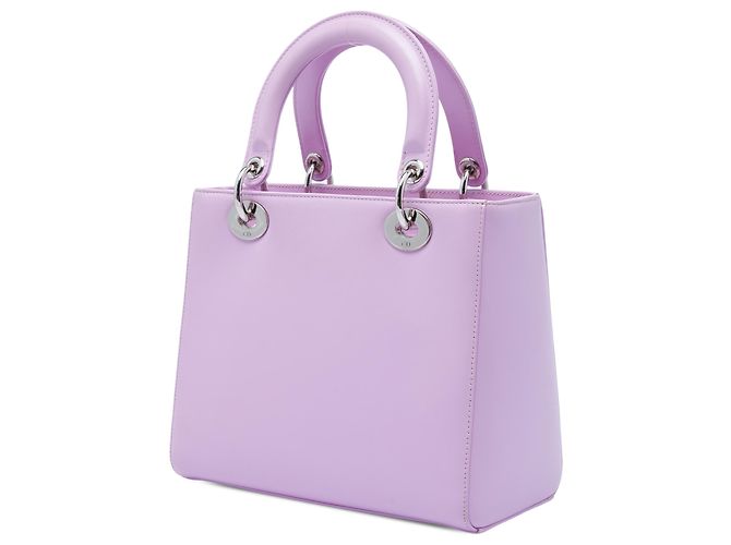 Dior Purple Medium Calfskin Pockets Lady Dior Roxo - vista 2