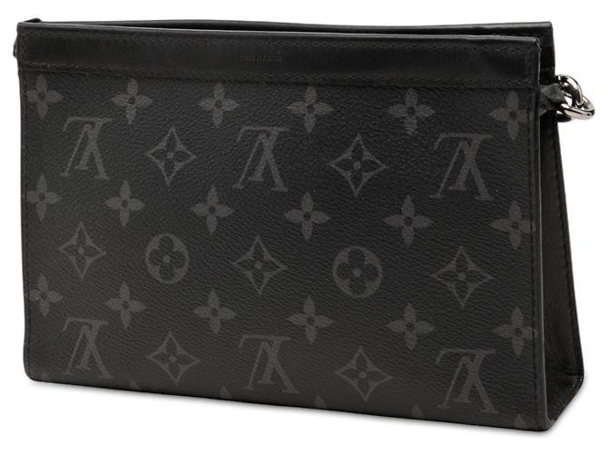 Louis Vuitton Portafoglio Gaston Wearable Monogram Eclipse Nero - vista 2