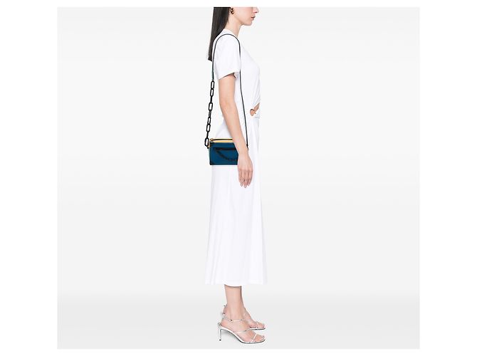 Louis Vuitton Blue Epi Mini Soft Trunk - vista 6