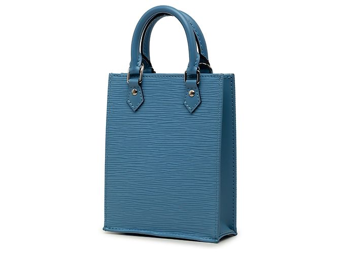 Louis Vuitton Blue Epi Petit Sac Plat - vista 2