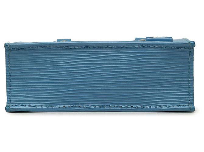 Louis Vuitton Blue Epi Petit Sac Plat - vista 3