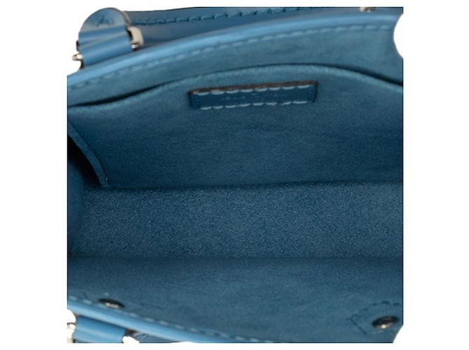Louis Vuitton Blue Epi Petit Sac Plat - vista 4