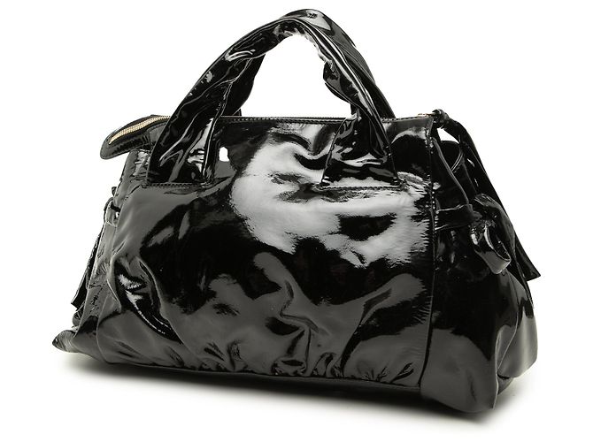 Borsa Gucci Hysteria in vernice nera Nero - vista 2