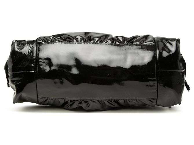 Borsa Gucci Hysteria in vernice nera Nero - vista 3