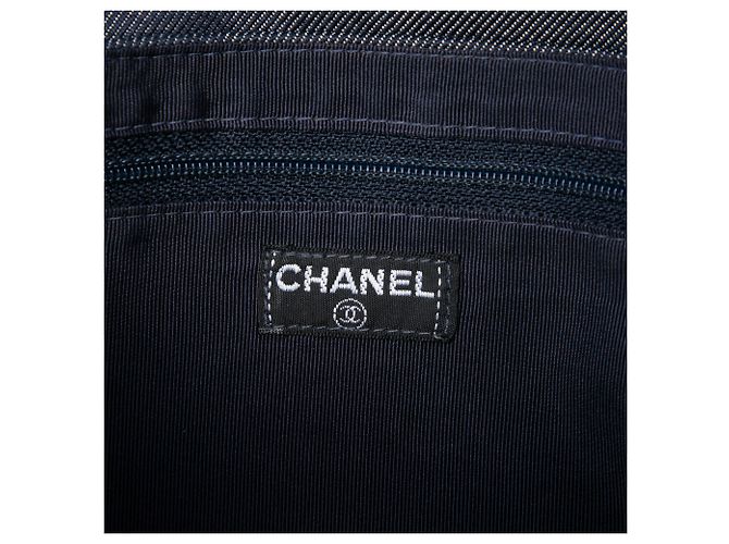 Chanel Blue Chocolate Bar Denim Reissue 2.55 Flap Azul - vista 5