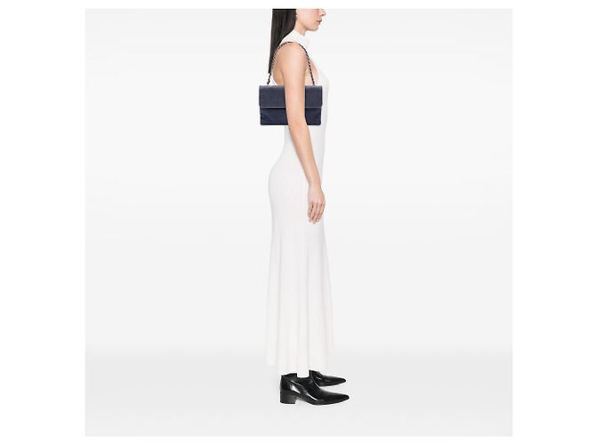 Chanel Blue Chocolate Bar Denim Reissue 2.55 Flap Azul - vista 6