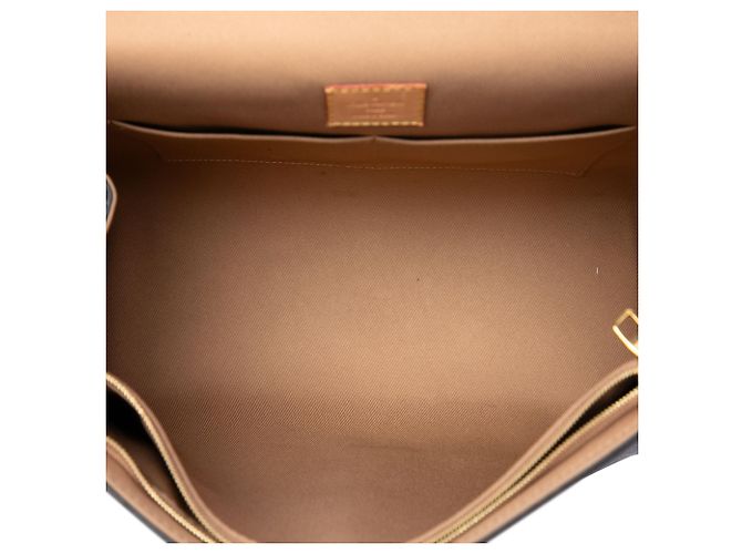 Louis Vuitton Brown Monogram Cluny MM Marrone - vista 4