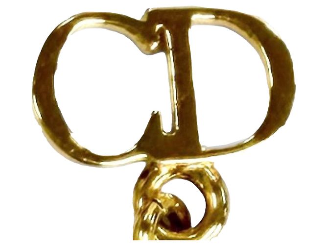 Bracciale Clair D Lune Dior Gold Placcato Oro Cristalli e Perle Finte D'oro - vista 7