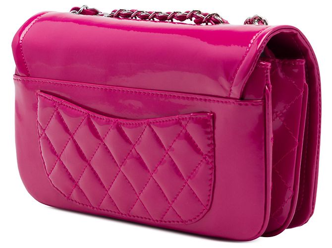 Chanel Pink CC Patent Lipstick Ligne Flap Rosa - vista 2