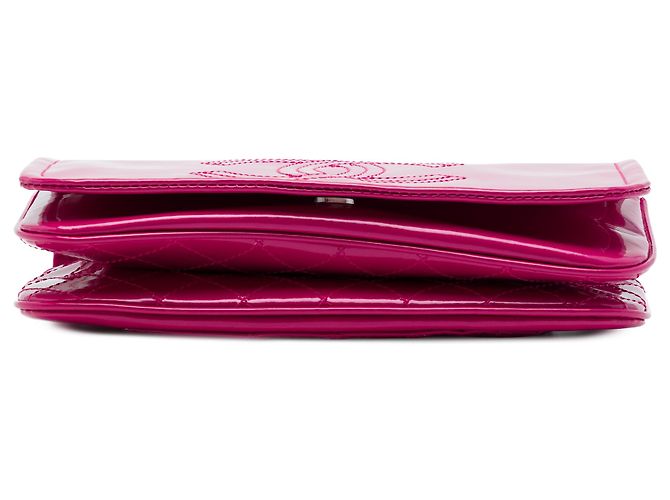 Chanel Pink CC Patent Lipstick Ligne Flap Rosa - vista 3