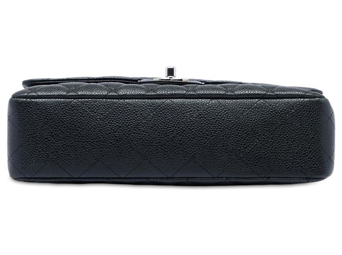 Chanel Black Medium Classic Caviar Double Flap Negro - vista 3