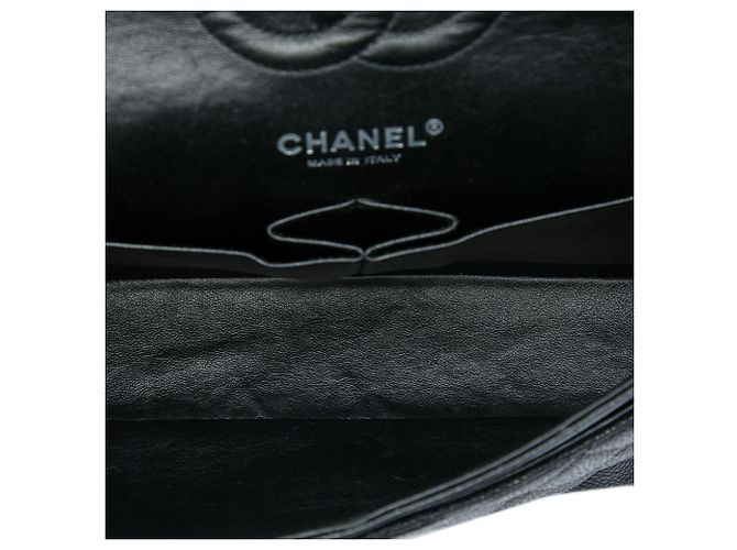 Chanel Black Medium Classic Caviar Double Flap Negro - vista 4
