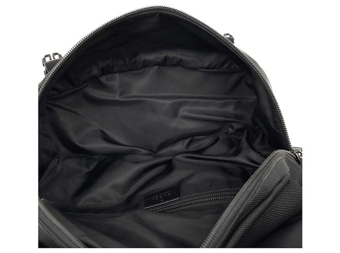 Borsa cintura Gucci Black Canvas Techno Web Nero - vista 4