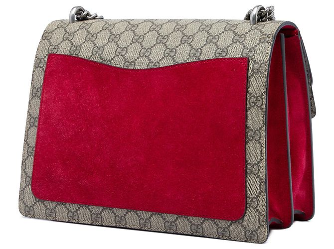Borsa a tracolla Gucci Dionysus Medium GG Supreme Beige - vista 2