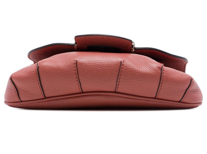 Gucci Borsa a tracolla Small Leather Bamboo Nouveau Fringe Rosa - vista 3
